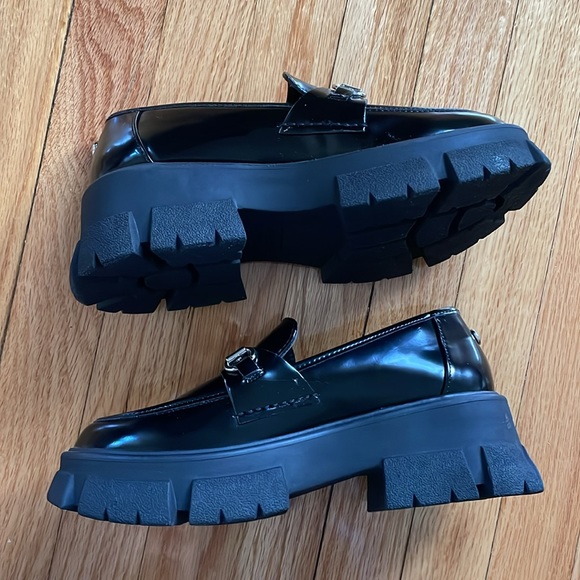 Steve Madden Trifecta Platform Lug Sole Loafers - Picture 3 of 6